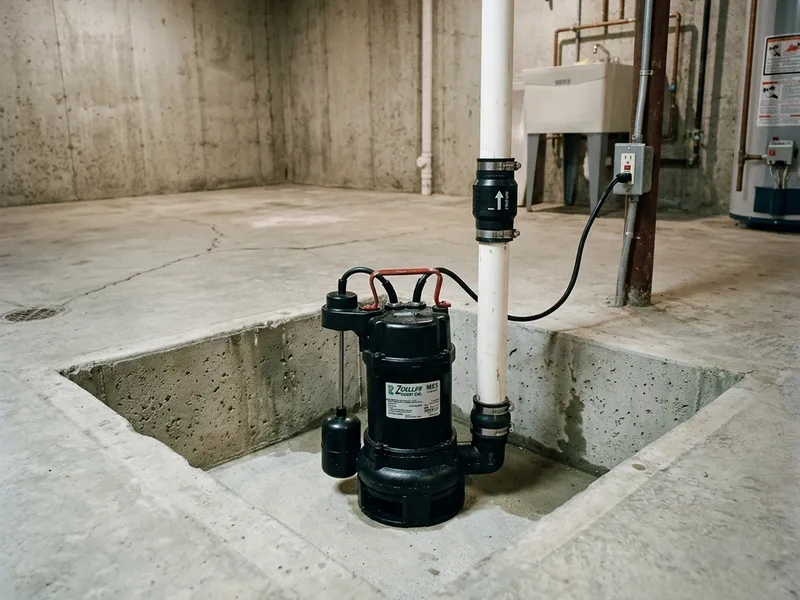 Sump Pump Installation Plumber in Dulles Town Center, VA